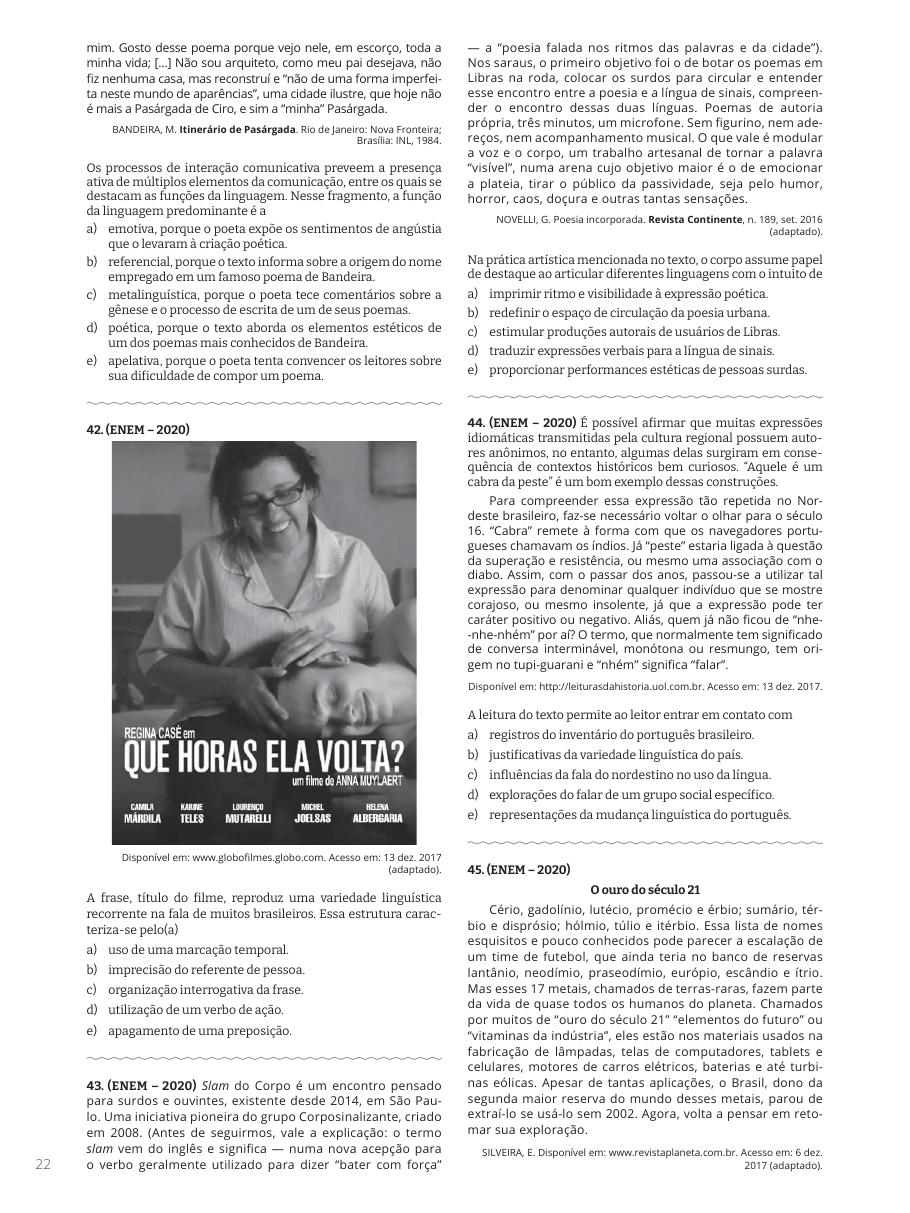 Questão ENEM 2026 comentada 3